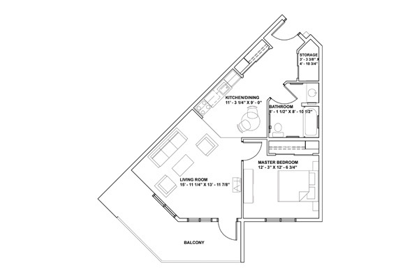 Devonshire House 2 Assisted Living Type C Floorpan